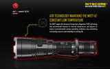 NITECORE MH27 1000 LUMEN USB RECHARGEABLE FLASHLIGHT, WITH MULTI-COLORED LEDS