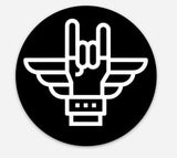 Circle Wingman Logo Sticker